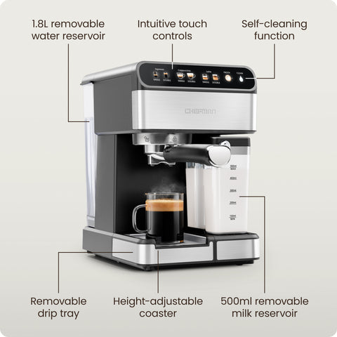 CaféMaster Pro Espresso Machine