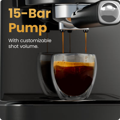 Craftbrew™ Espresso Machine - Black Stainless