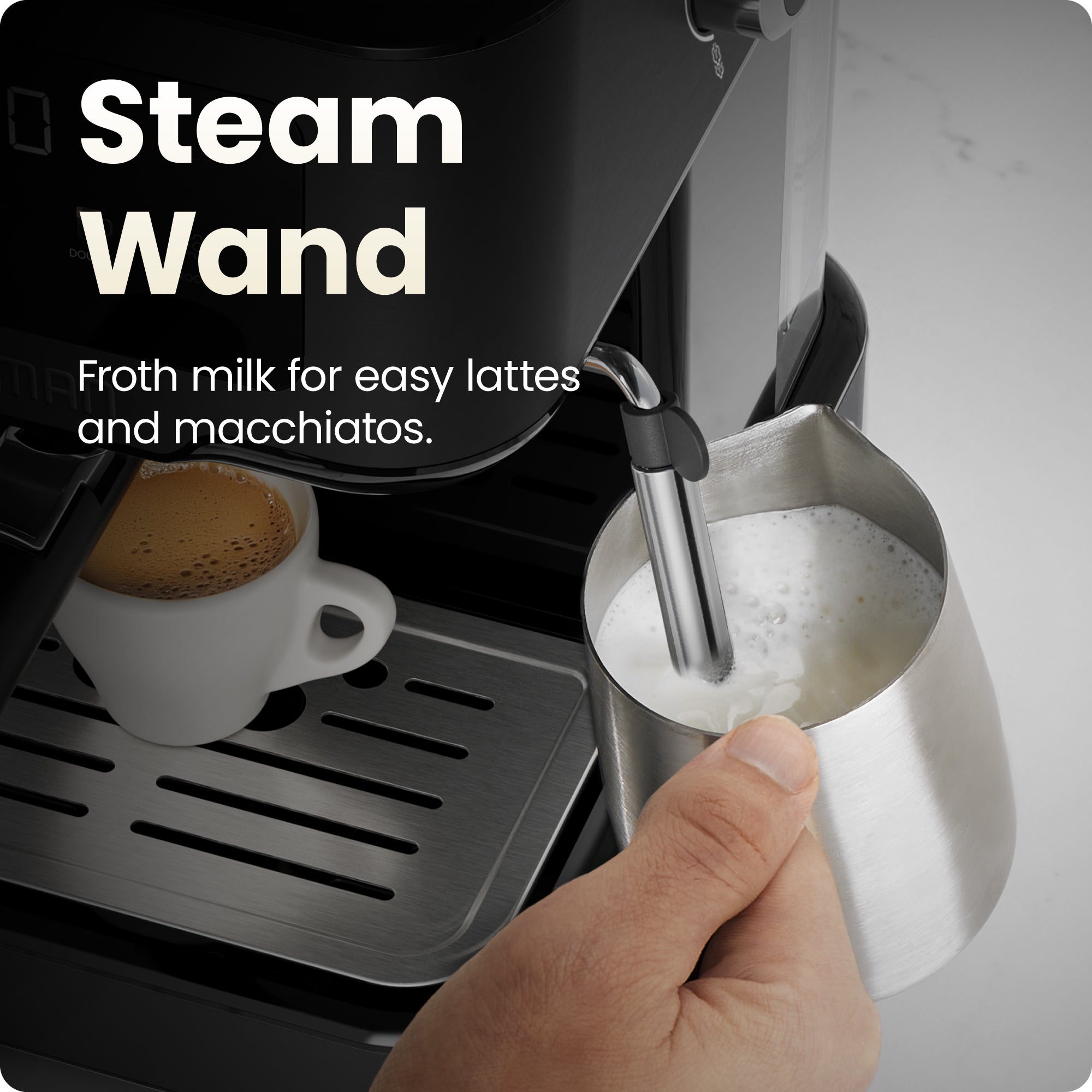Craftbrew Espresso Machine - Black Stainless – Chefman