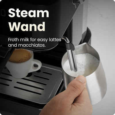 Craftbrew™ Espresso Machine - Black Stainless