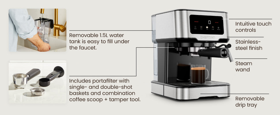 CraftBrew™ Espresso Machine – Chefman