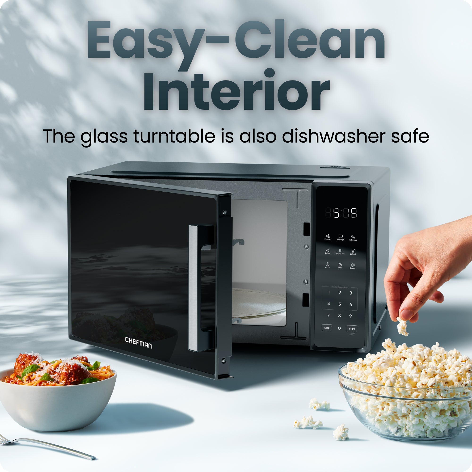 1.1 Cu. Ft. Countertop Digital Microwave Oven