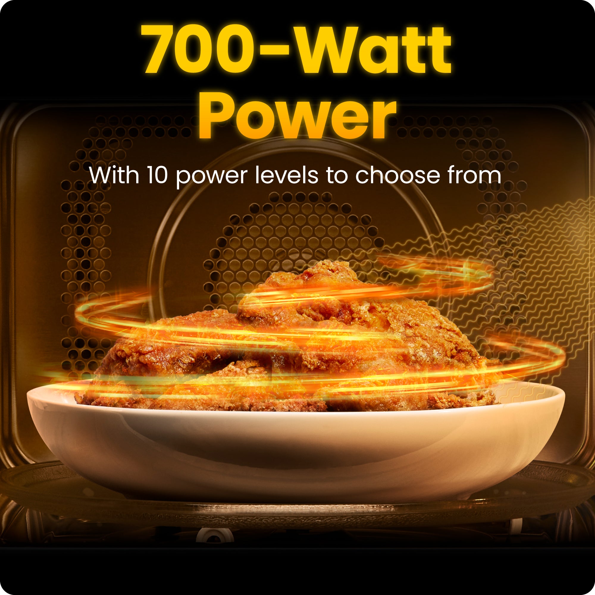 Countertop 0.7 Cu. Ft. Digital Microwave Oven