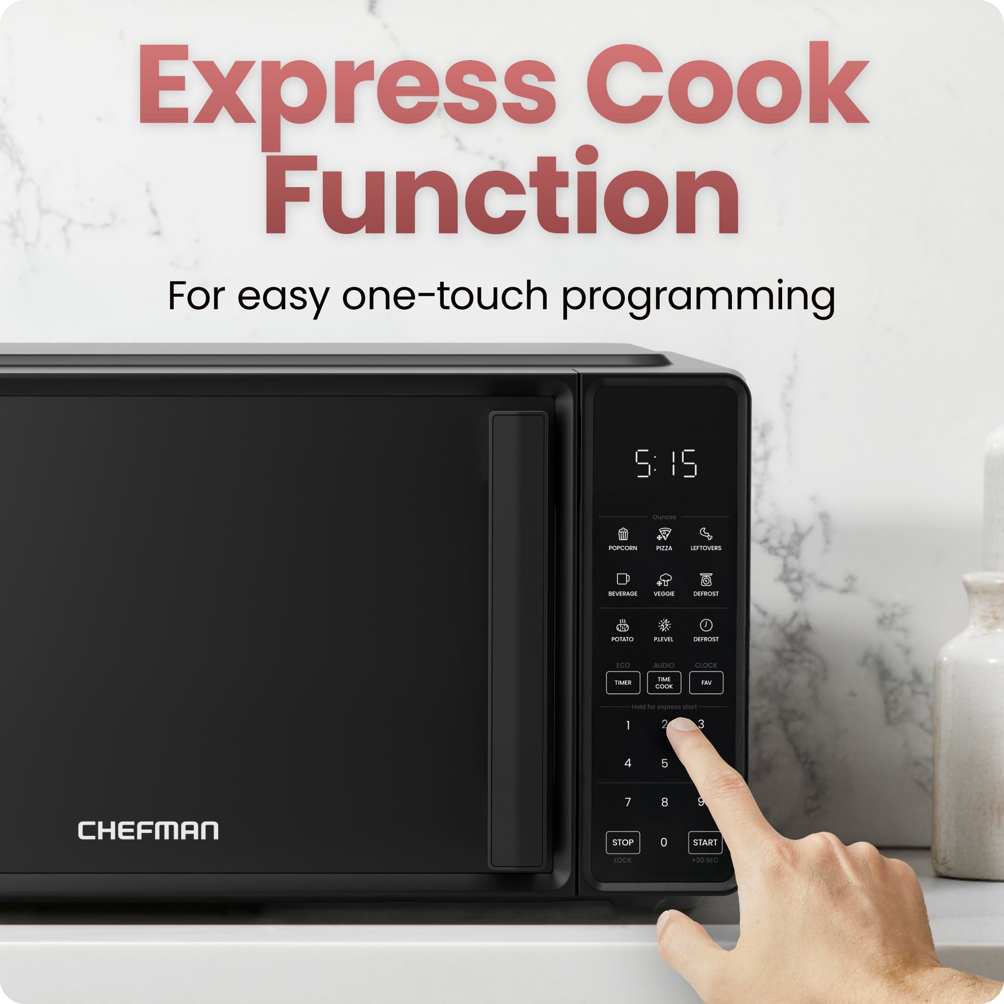 Countertop 0.7 Cu. Ft. Digital Microwave Oven