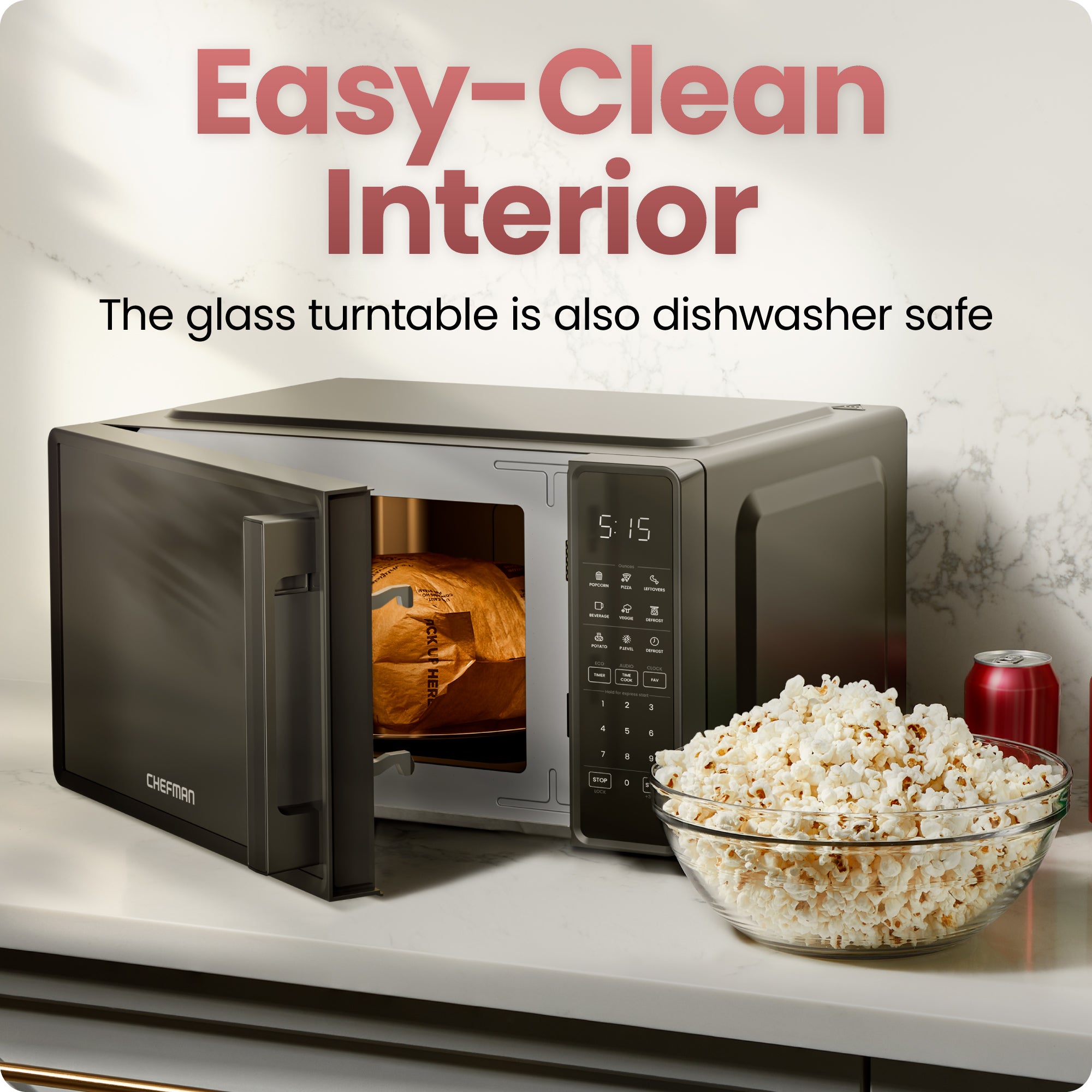 Countertop 0.7 Cu. Ft. Digital Microwave Oven