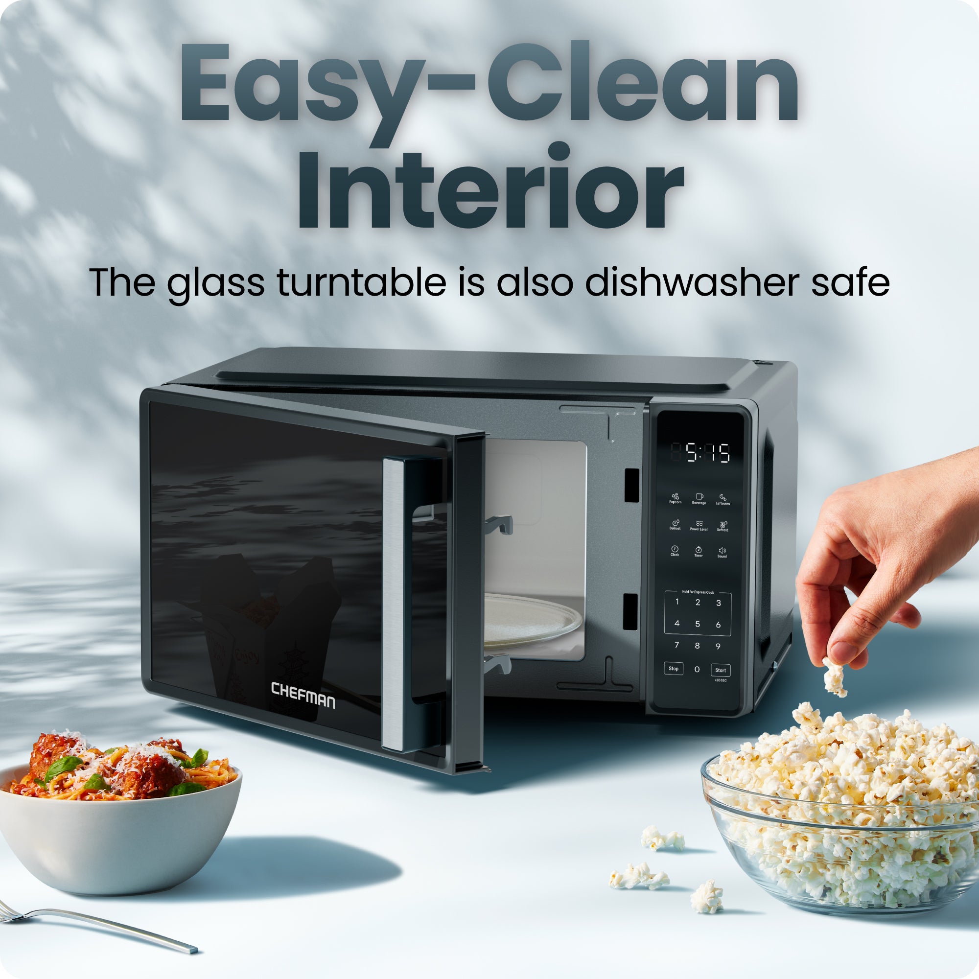 0.7 Cu. Ft. Countertop Digital Microwave Oven