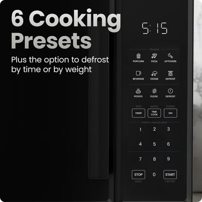 Countertop 0.9 Cu. Ft. Digital Microwave Oven