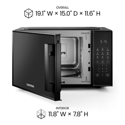 Countertop 0.9 Cu. Ft. Digital Microwave Oven