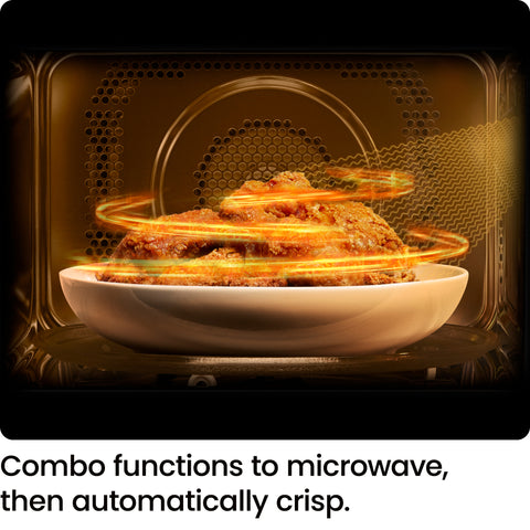 MicroCrisp Countertop .8 Cu Ft Digital Microwave Oven