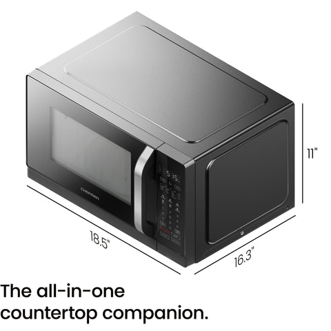 MicroCrisp Countertop .8 Cu Ft Digital Microwave Oven