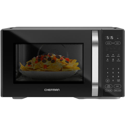 MicroCrisp Countertop 1.1 Cu Ft Digital Microwave Oven