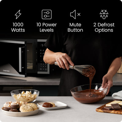 Countertop Digital Stainless Microwave Oven - 1.1 Cu Ft