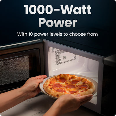 Countertop Digital Stainless Microwave Oven - 1.1 Cu Ft