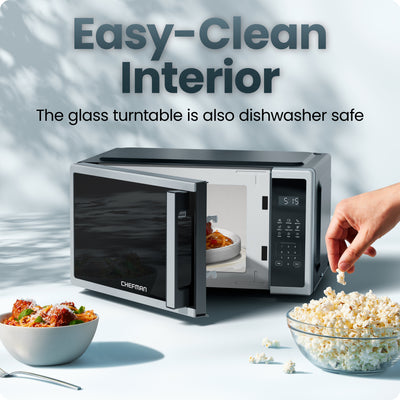 Countertop Digital Stainless Microwave Oven - 0.7 Cu Ft