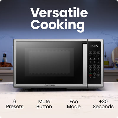 Countertop 1.1 Cu. Ft. Digital Stainless Microwave Oven