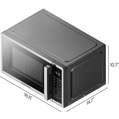 Countertop 0.9 Cu. Ft. Digital Stainless Microwave Oven