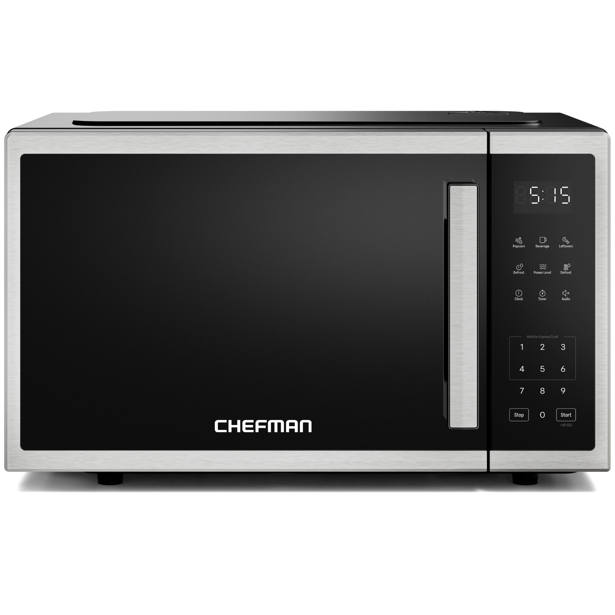 Countertop Digital Stainless Microwave Oven - 0.9 Cu Ft