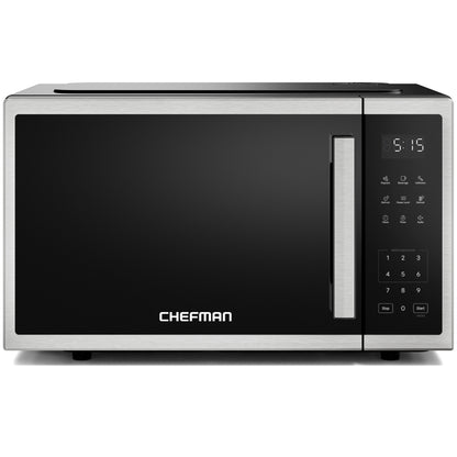 Countertop Digital Stainless Microwave Oven - 0.9 Cu Ft