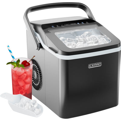 Compact Bullet Ice Maker - Black