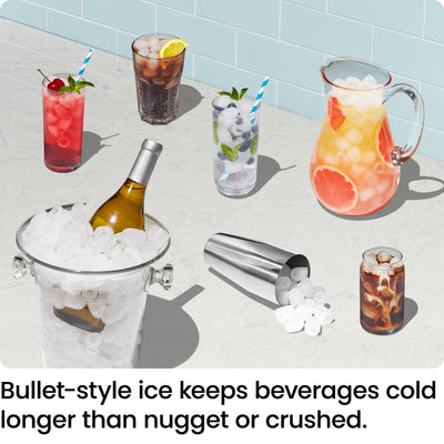 Compact Bullet Ice Maker - Black