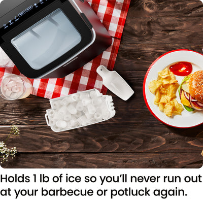 Compact Bullet Ice Maker - Black
