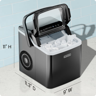 Compact Bullet Ice Maker - Black