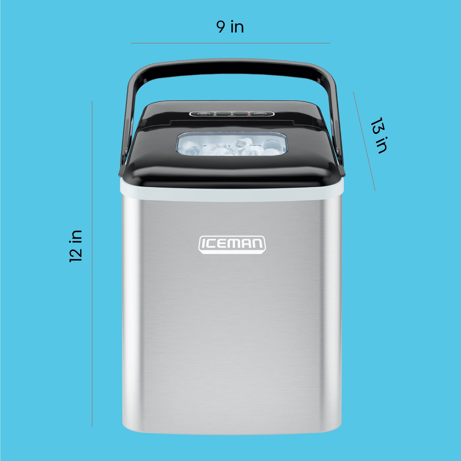 Dual-Size Ice Machine by Iceman®
