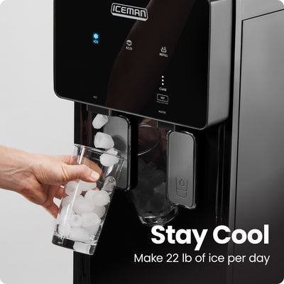Bottom-Loading Ice Maker & Water Dispenser