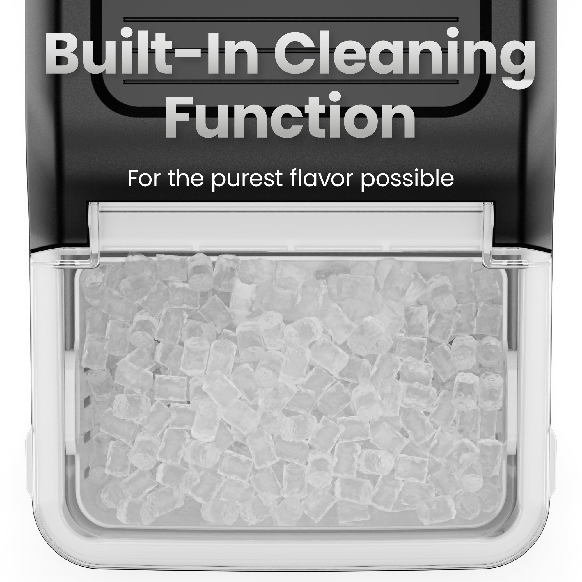 Compact Nugget Ice Maker - Black