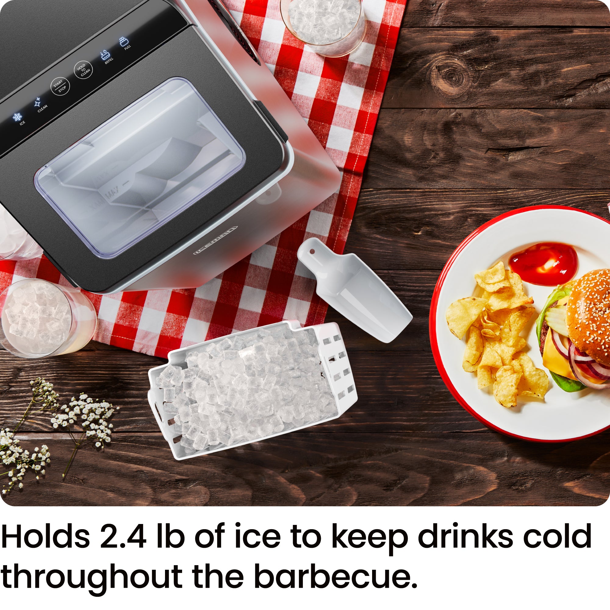 Pebble Countertop Ice Maker by Iceman®