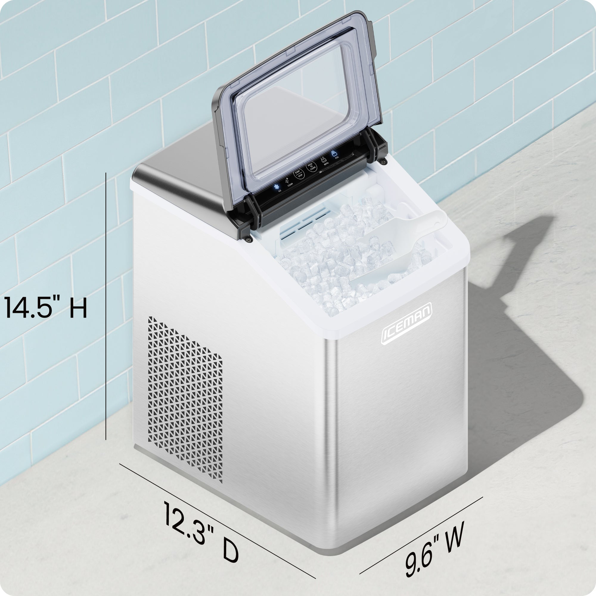 Pebble Countertop Ice Maker by Iceman®