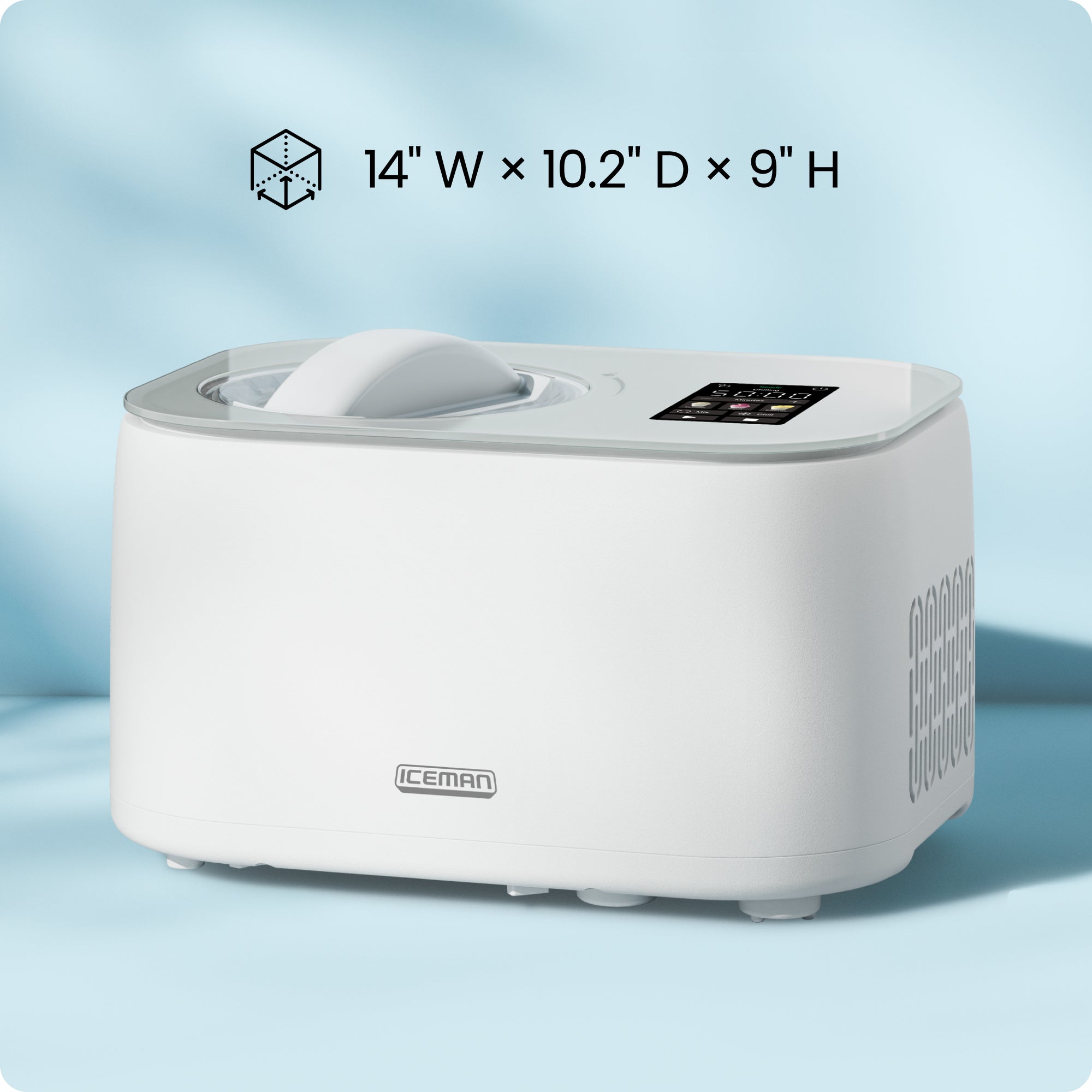 Iceman Trio Ice Cream Maker - White