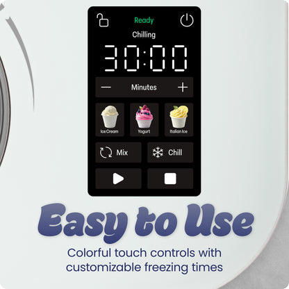 Iceman Trio Ice Cream Maker - White