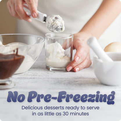Iceman Trio Ice Cream Maker - White