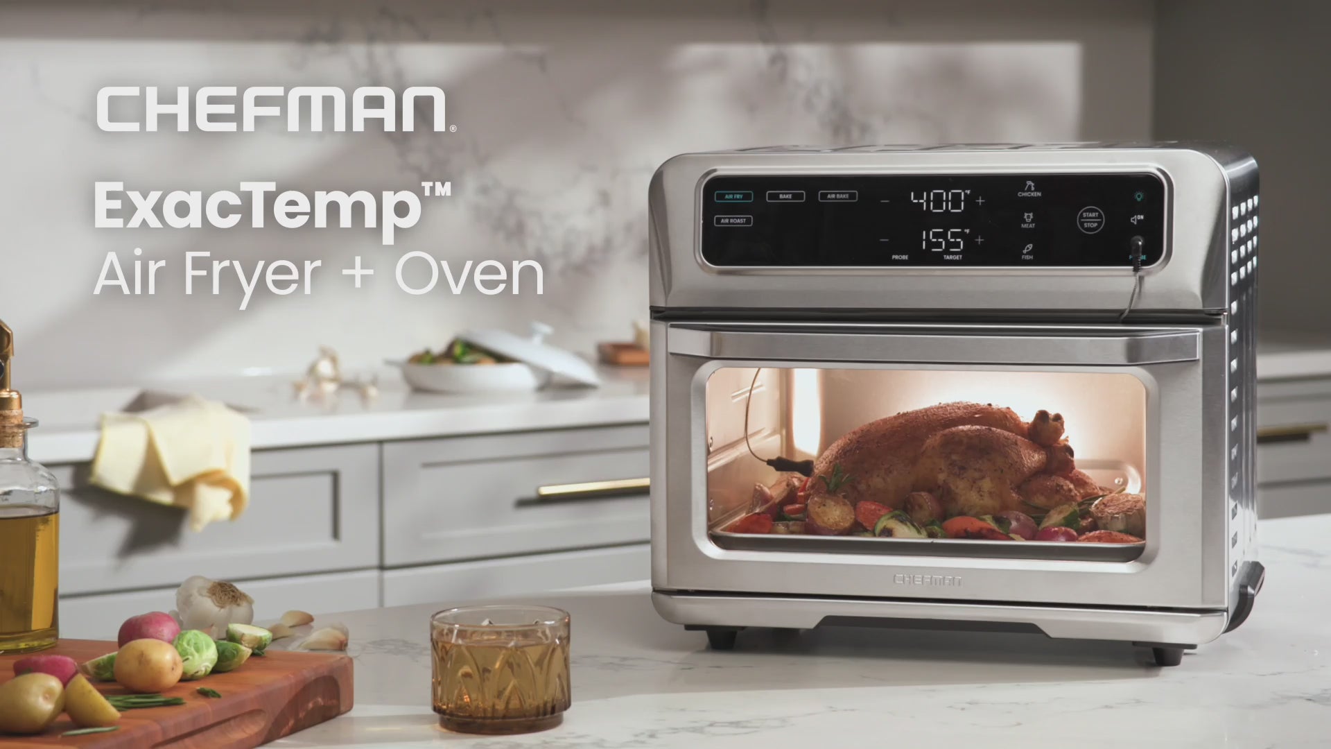 ExacTemp™ Chefman Oven+Air Fryer