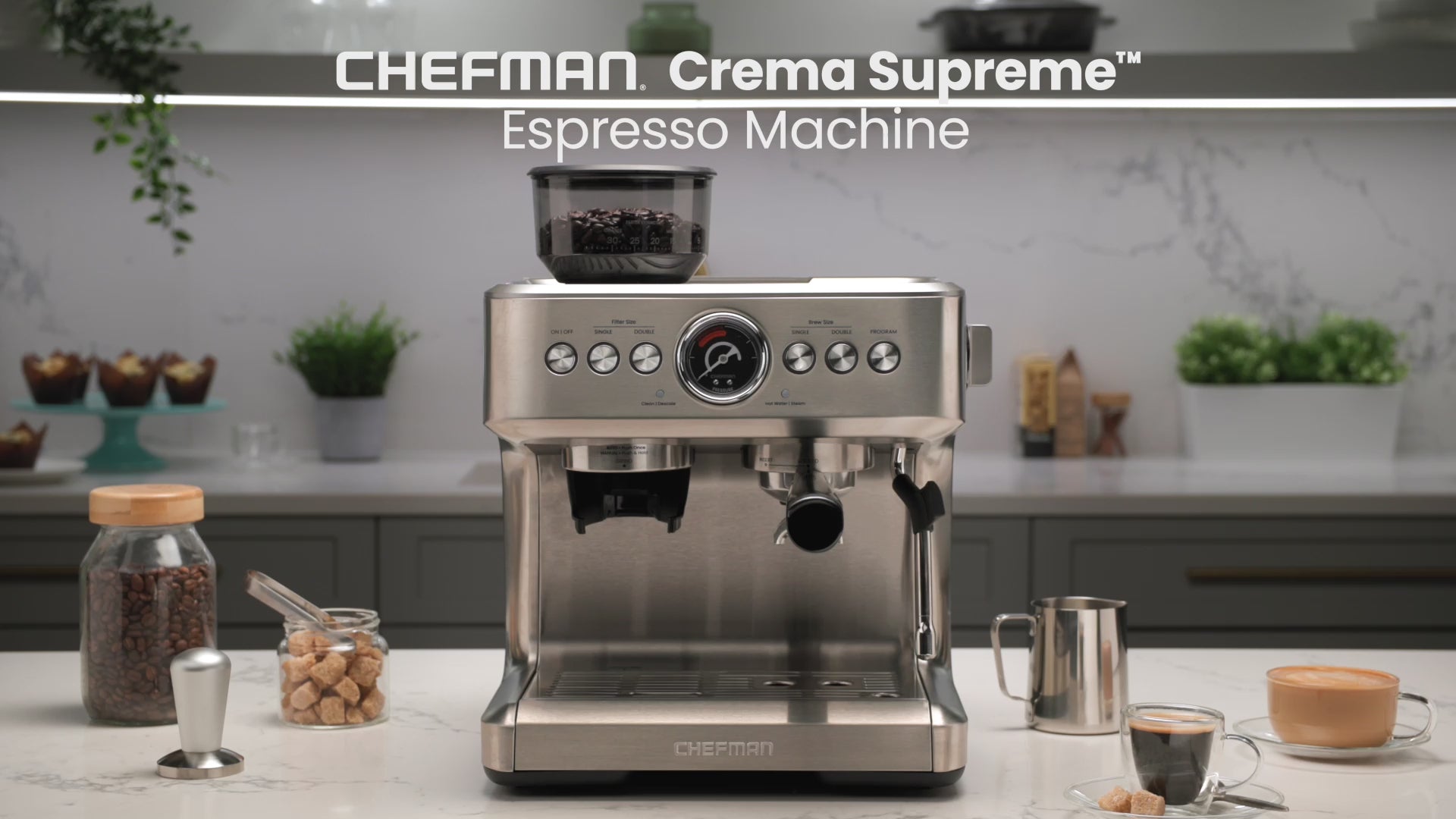 Chefman Crema Supreme Espresso Machine