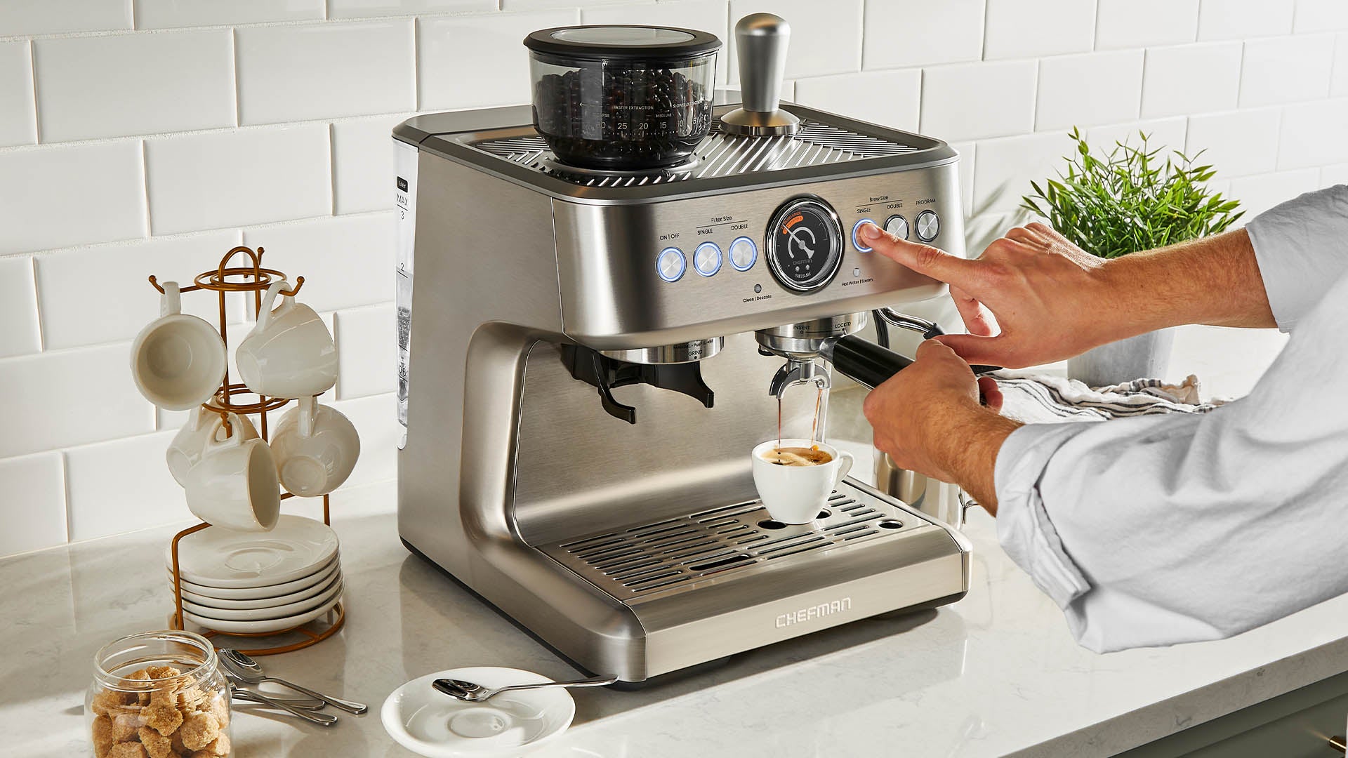 RJ54-G-SS Espresso Machine Cleaning Guide – Chefman