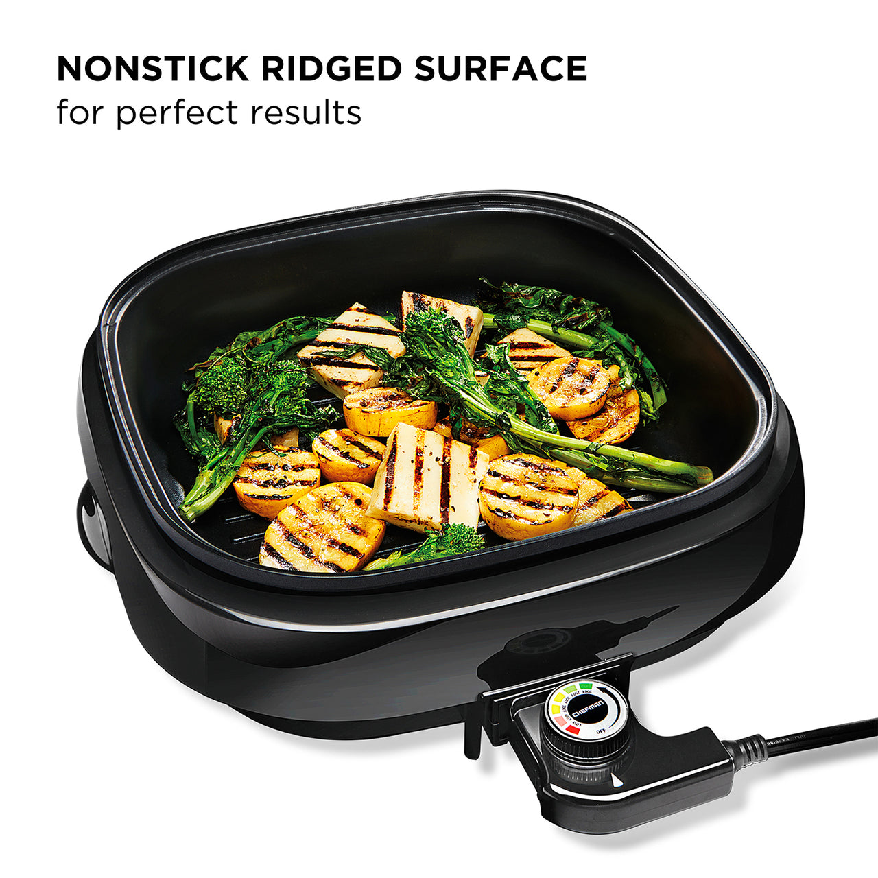 Electric Grill And Skillet, 4.2Quart Chefman