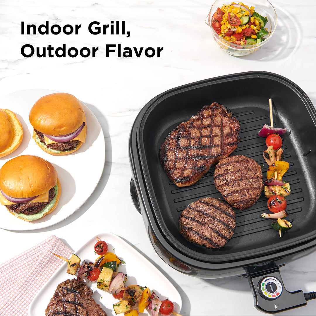 Electric Grill And Skillet, 4.2Quart Chefman