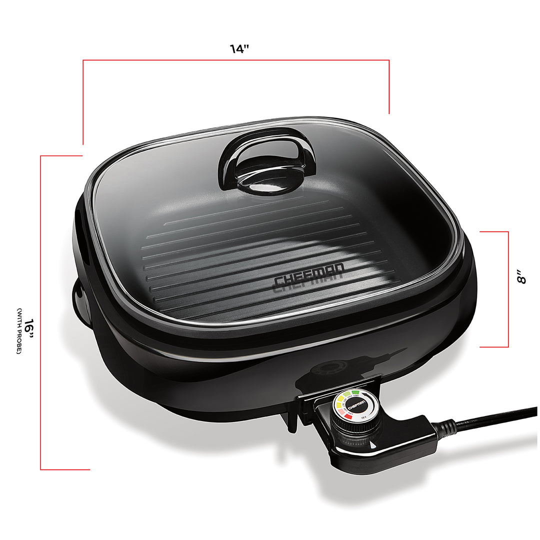 Electric Grill And Skillet, 4.2Quart Chefman