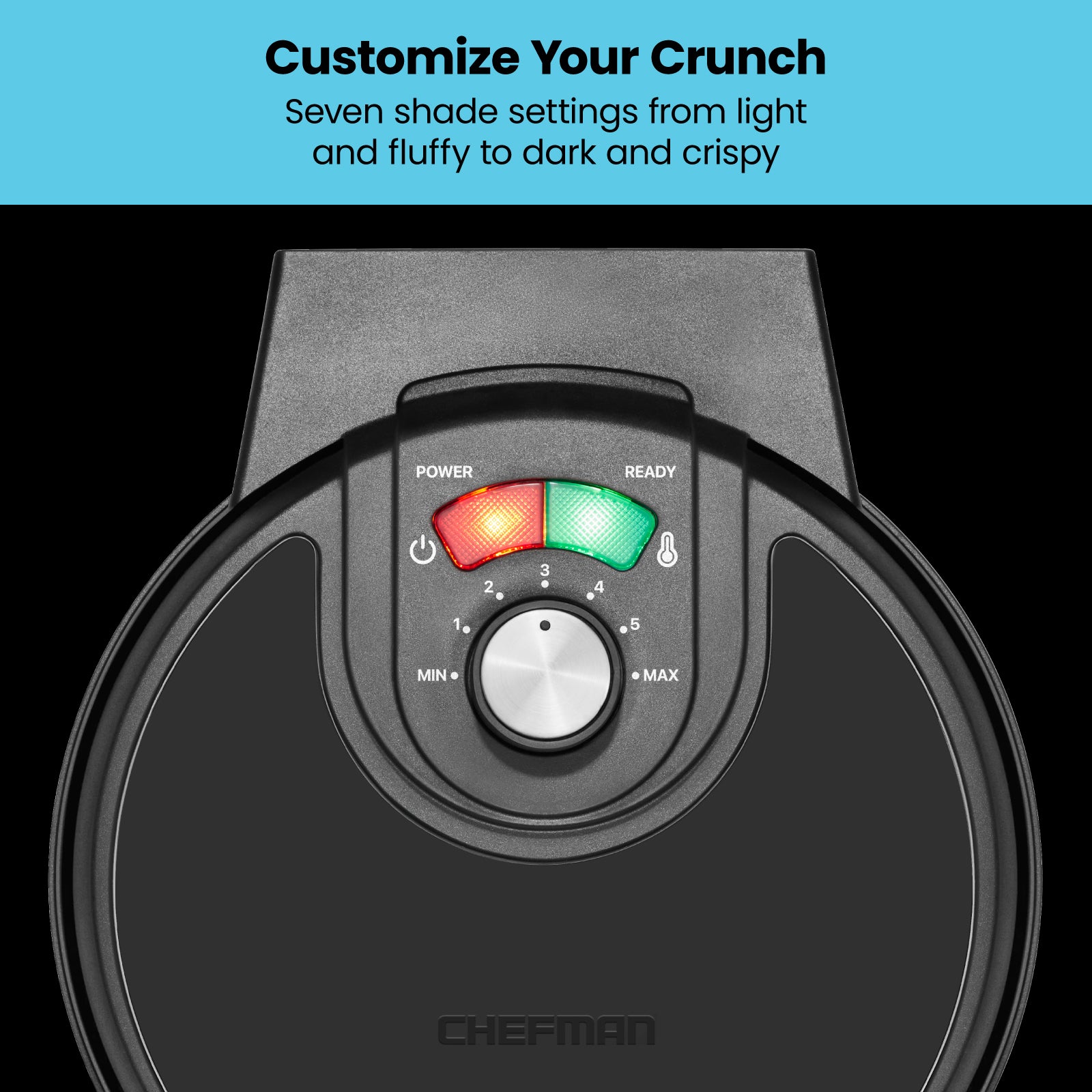 AntiOverflow Belgian Waffle Maker Chefman