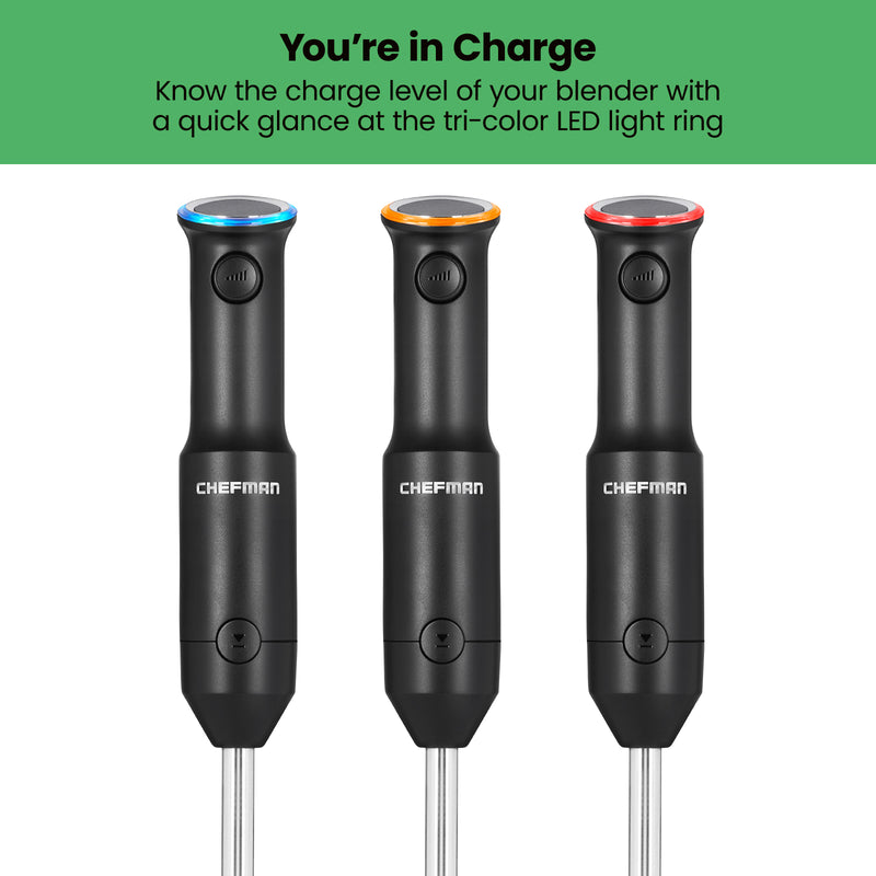 Cordless Immersion Handheld Blender Chefman