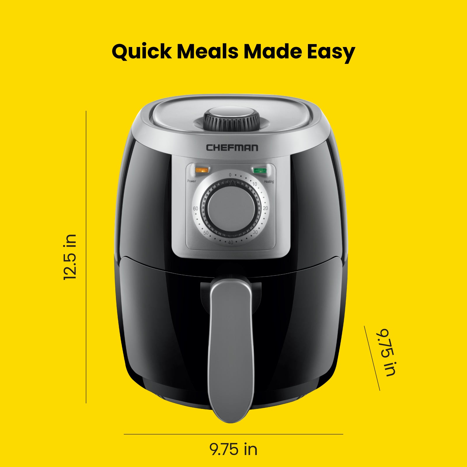  Chefman TurboFry Touch Air Fryer, The Most Compact And