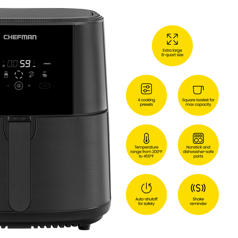 8 Qt. TurboFry Touch Air Fryer