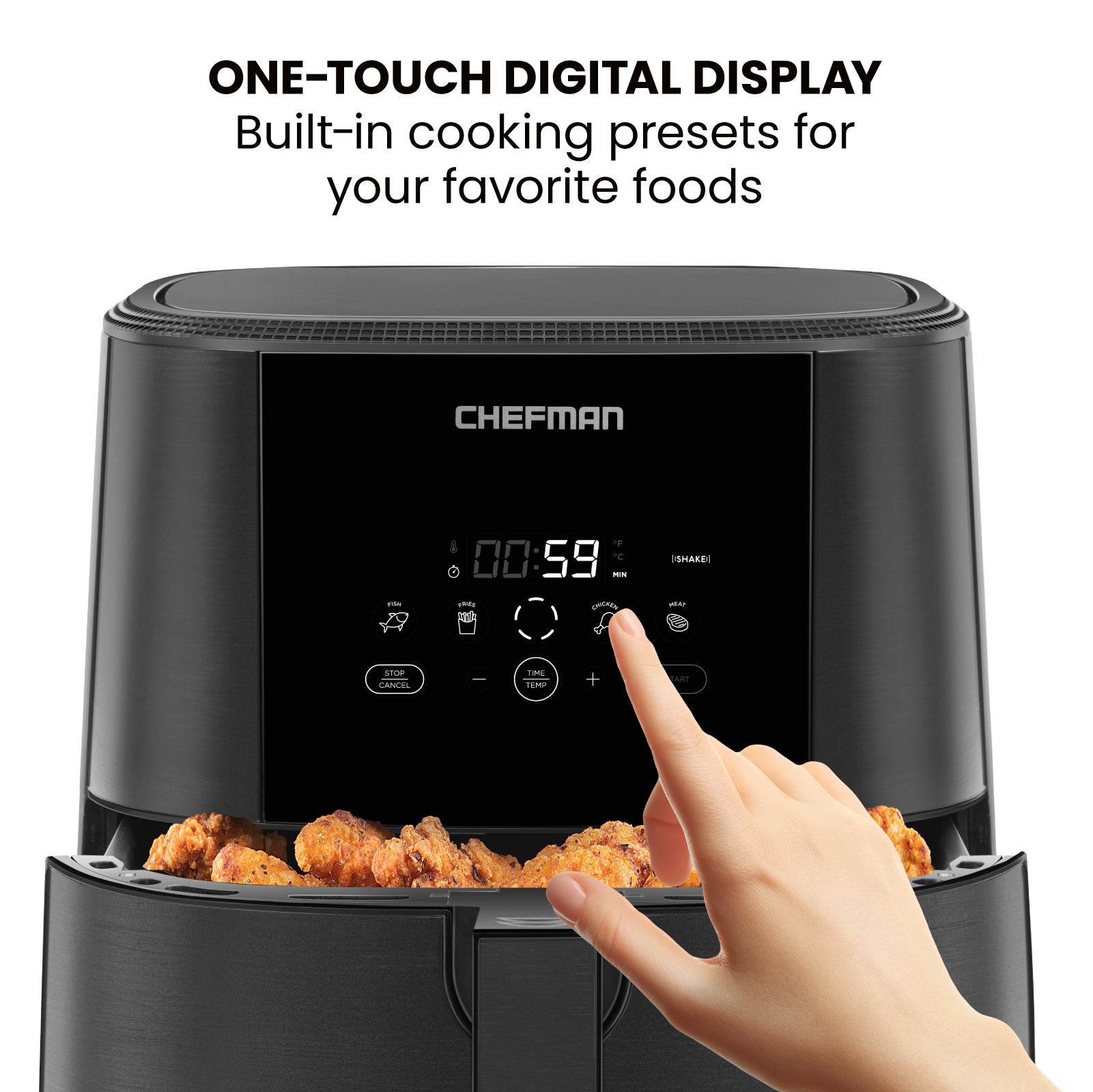 8 Qt. TurboFry Touch Air Fryer – Chefman