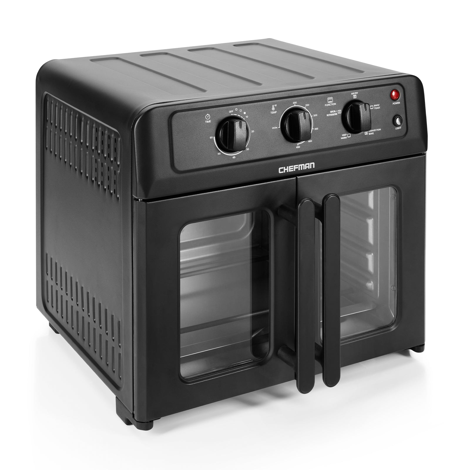 12L French Door Air Fryer Oven (Black)