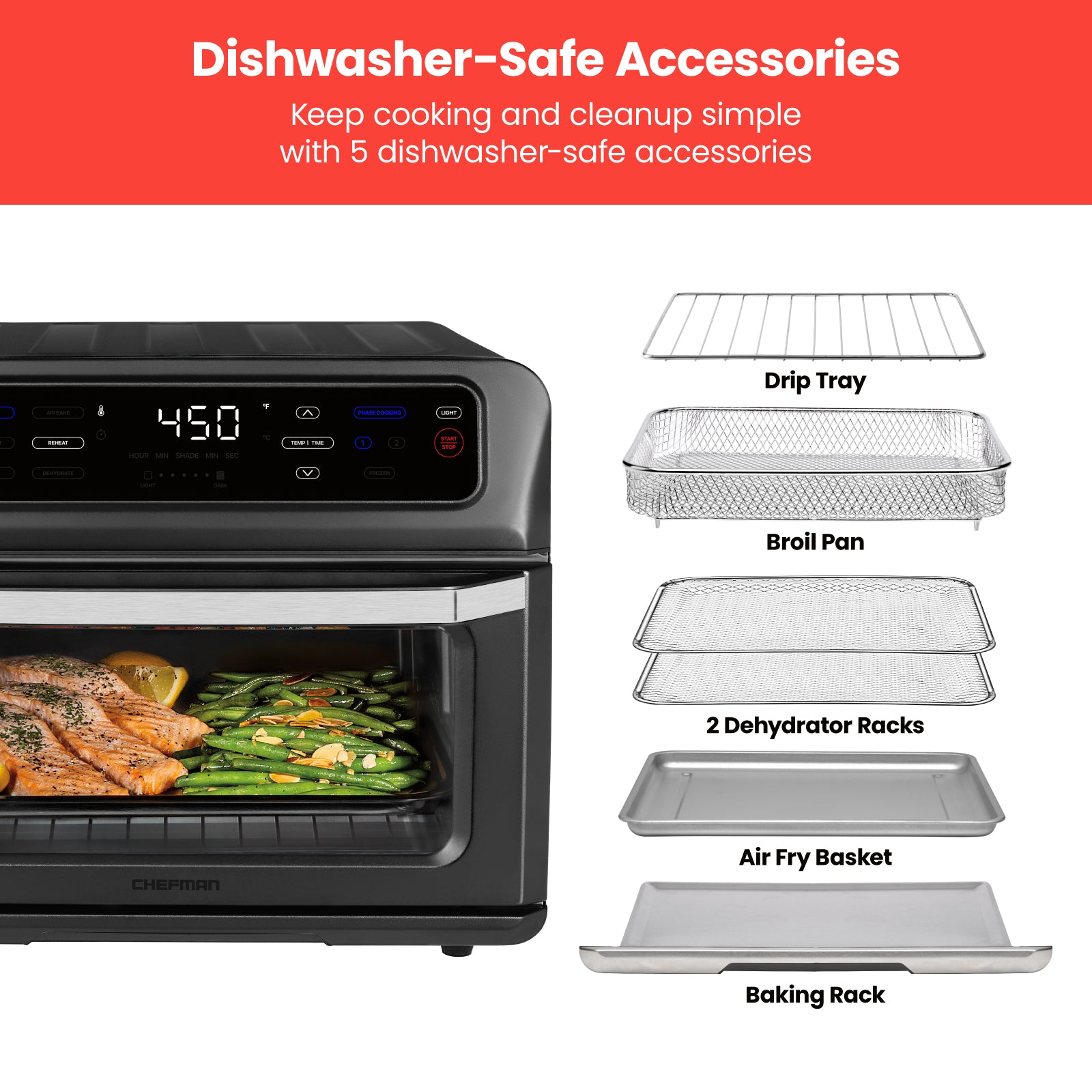Toast-Air® Touch Air Fryer + Oven (Black)