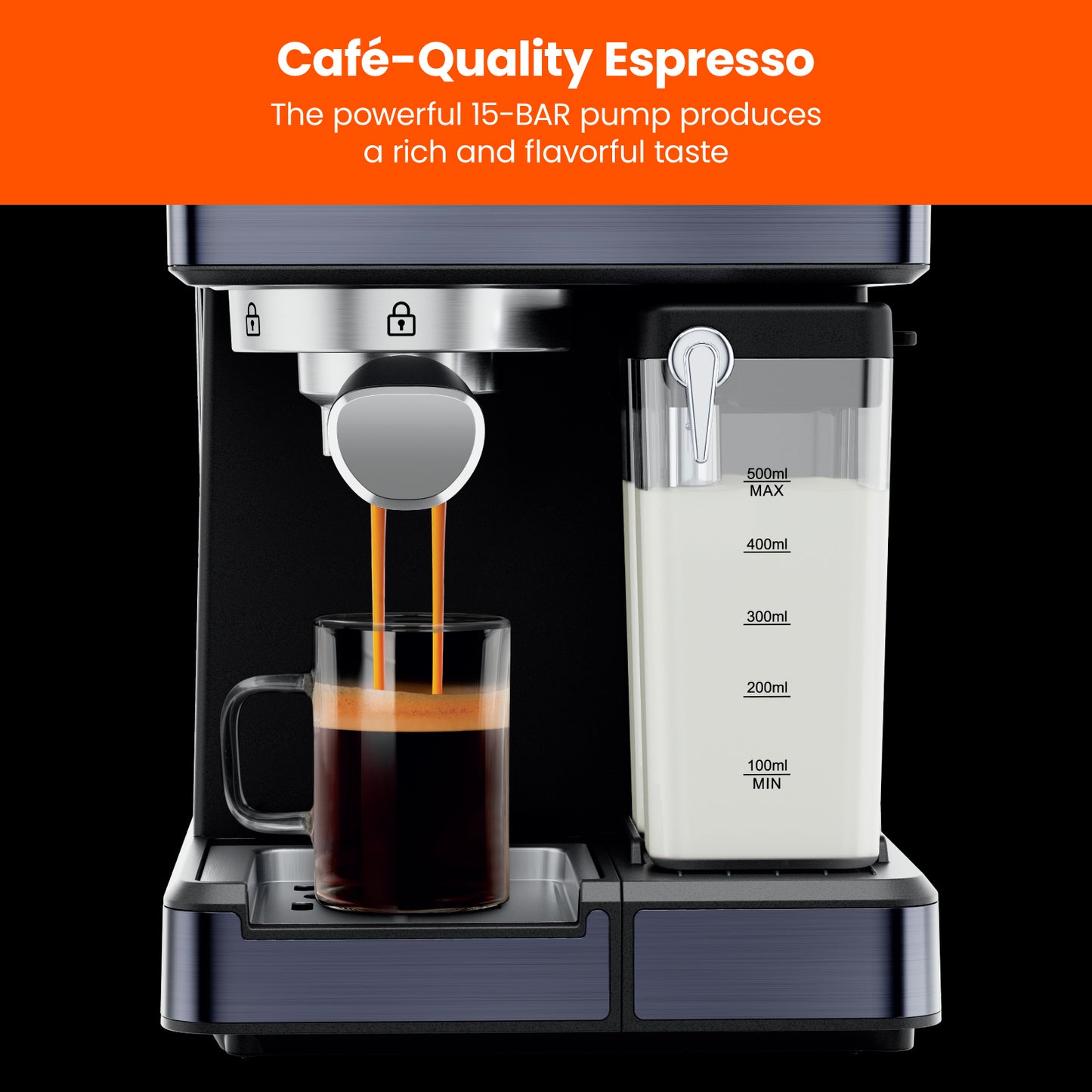 Barista Pro Plus Espresso Machine (Black)