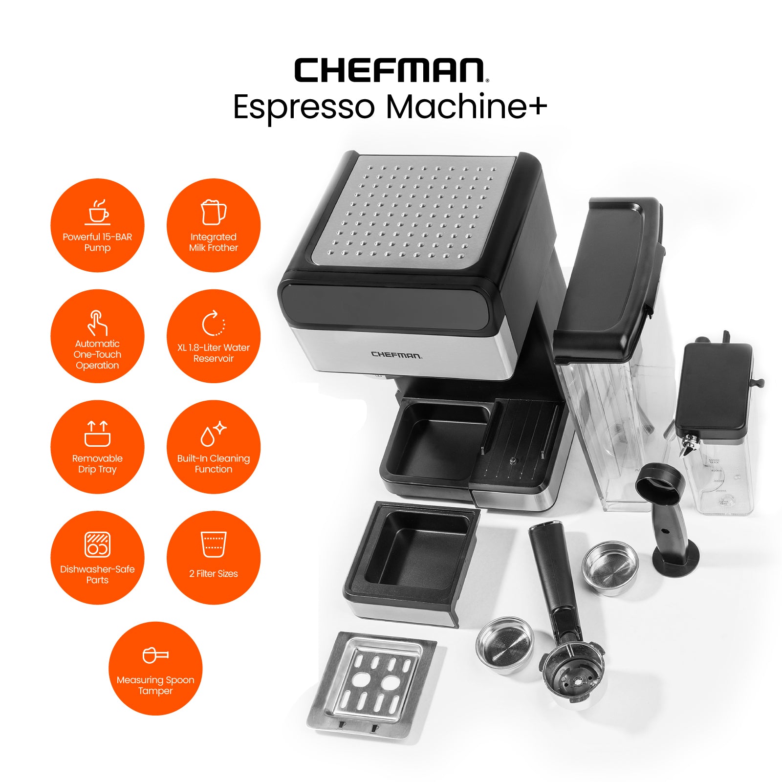 Chefman best sale espresso maker