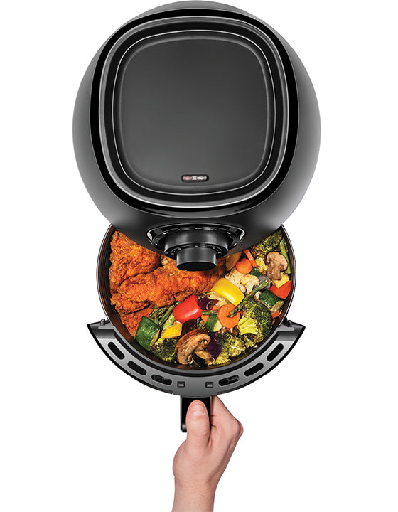 Chefman Analog Air Fryer with Dual Control - Black, 3.5 L - King